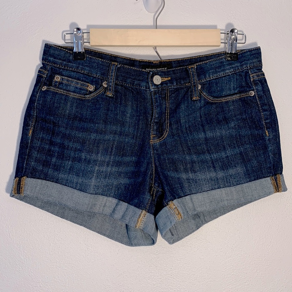 Banana republic jean shorts, size 27/4